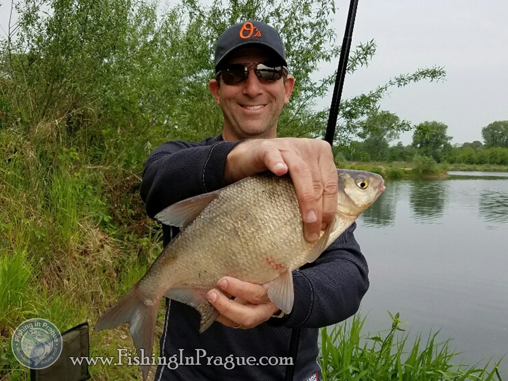 Bobber fishing for silver bream