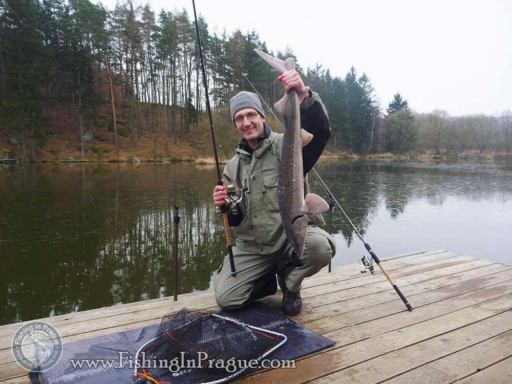 Fishing on Jakub Vagner's lake