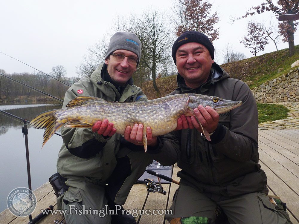 Fishing on Jakub Vagner's lake