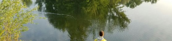 Bobber fishing for silver bream