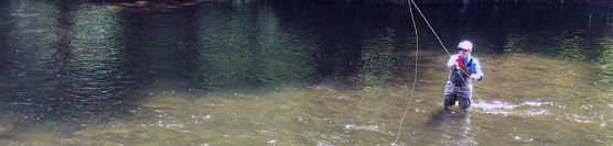 First tenkara fly fishing